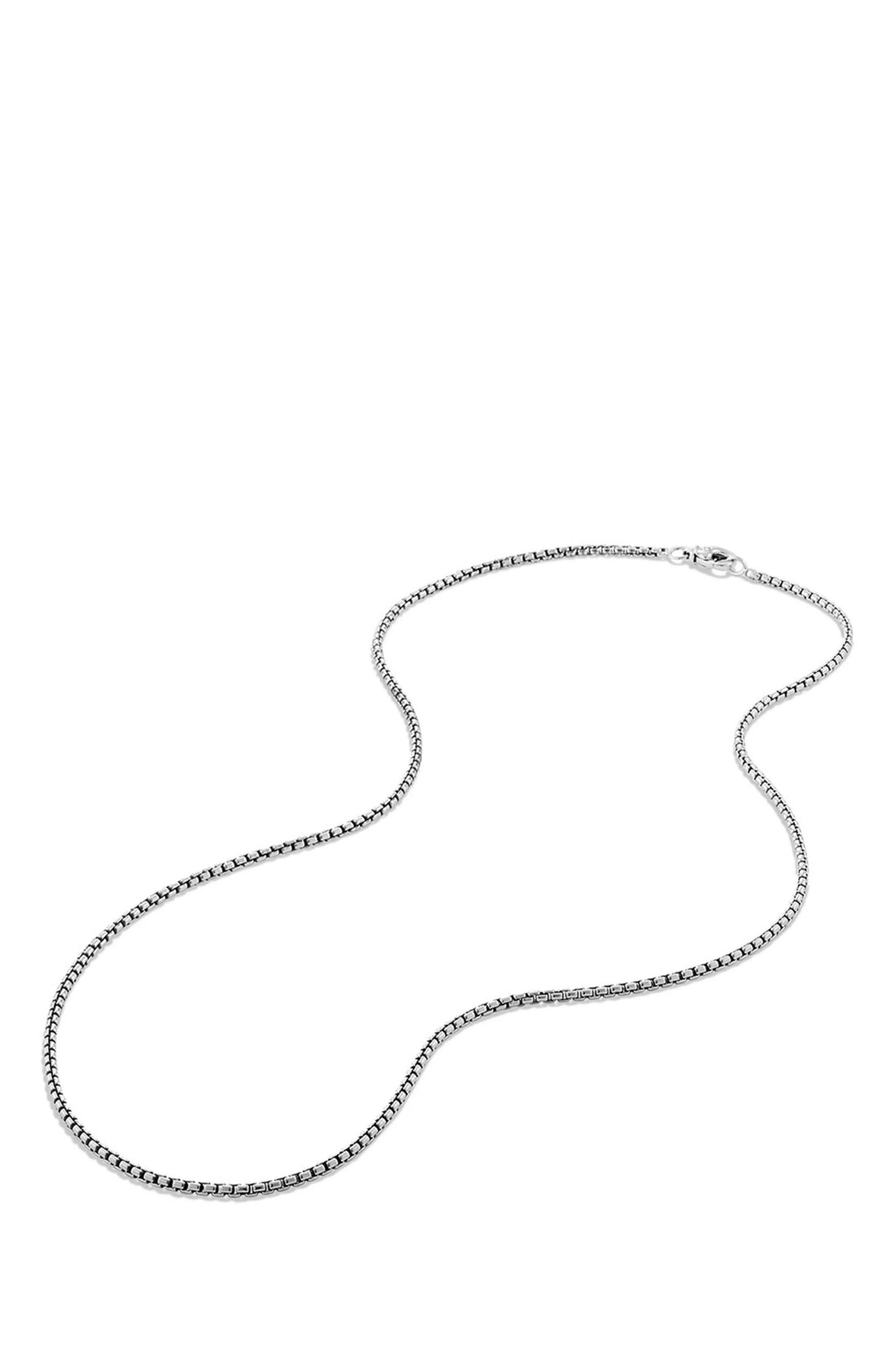 David Yurman Small Box Chain Necklace