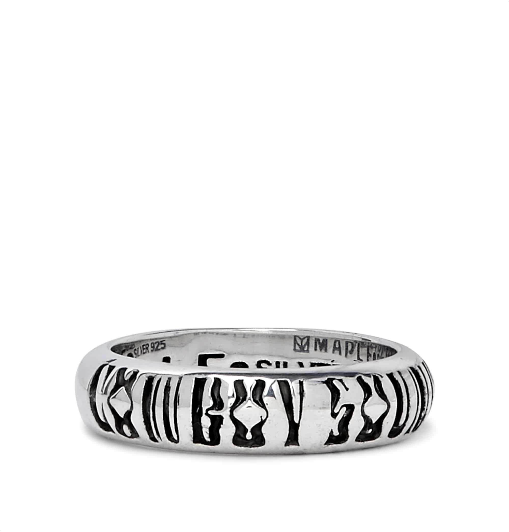 Maple Cowboy Soundboy Engraved Sterling Silver Ring