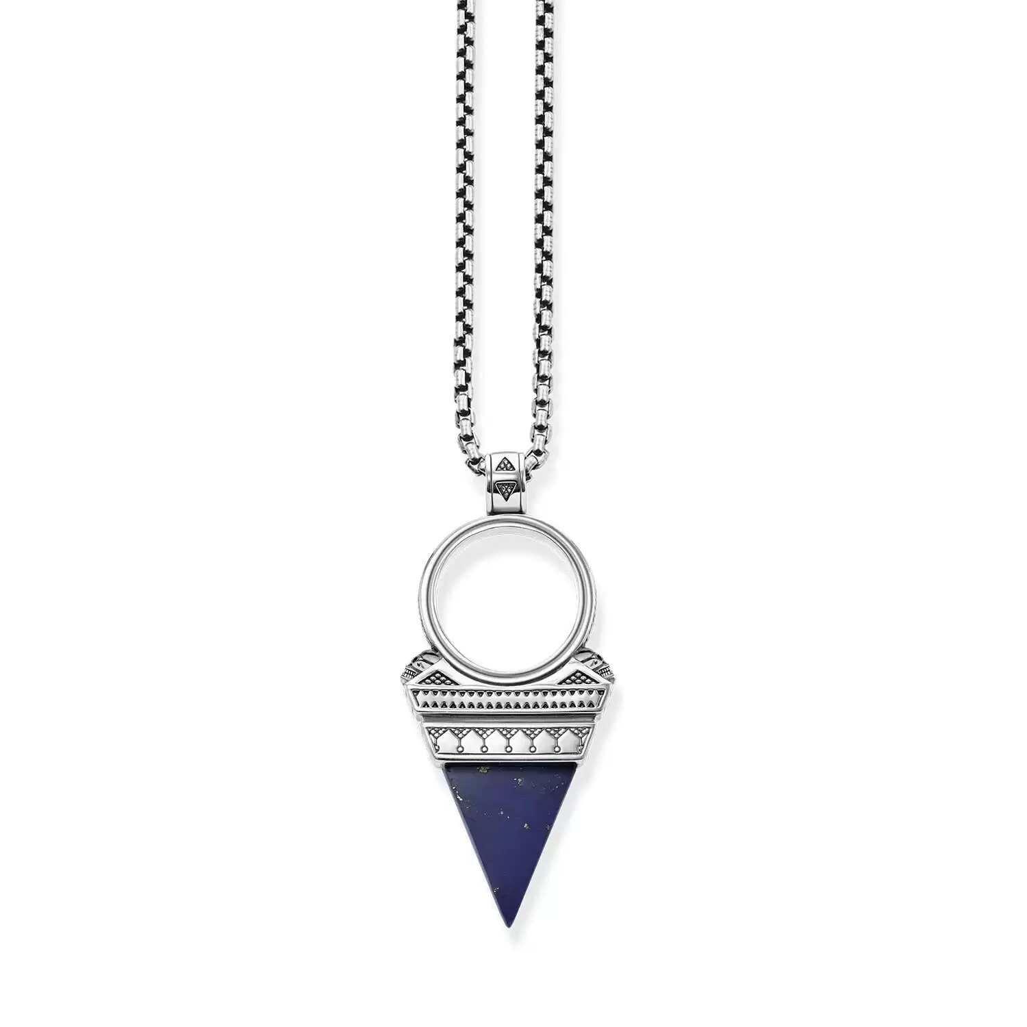 Thomas Sabo Blue Triangle Necklace