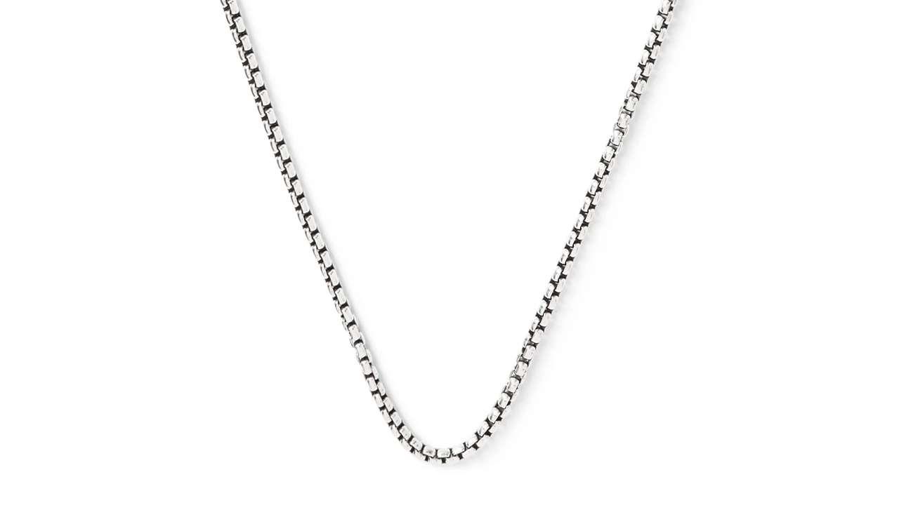 David Yurman Box Chain Necklace, Sterling Silver