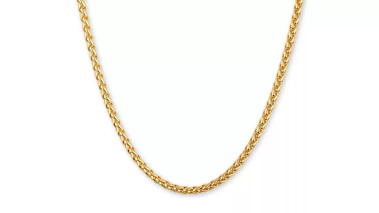 Esquire 22" Wheat Chain Necklace, 14k Gold-Plated Sterling Silver