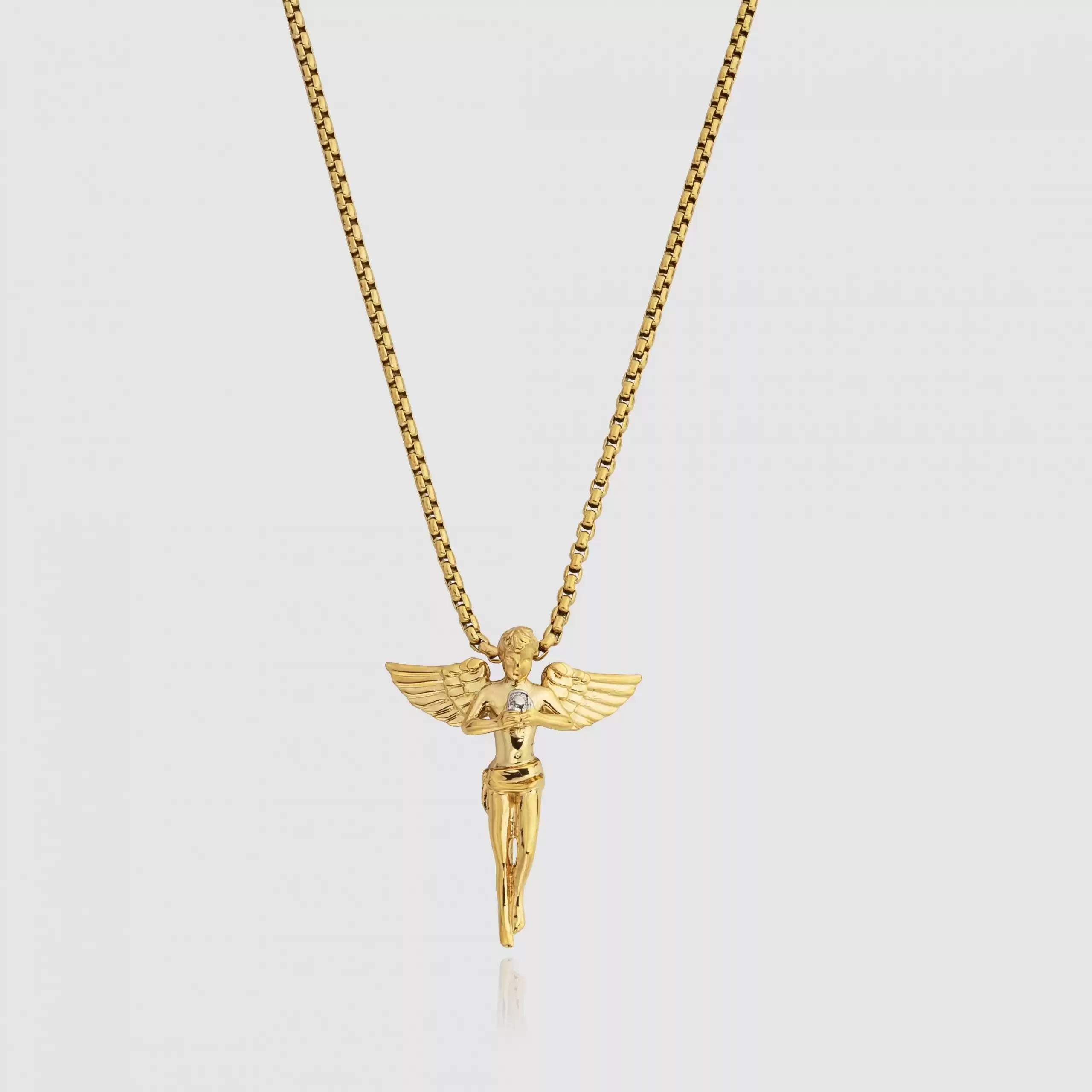 CRAFTD London Angel Pendant Necklace
