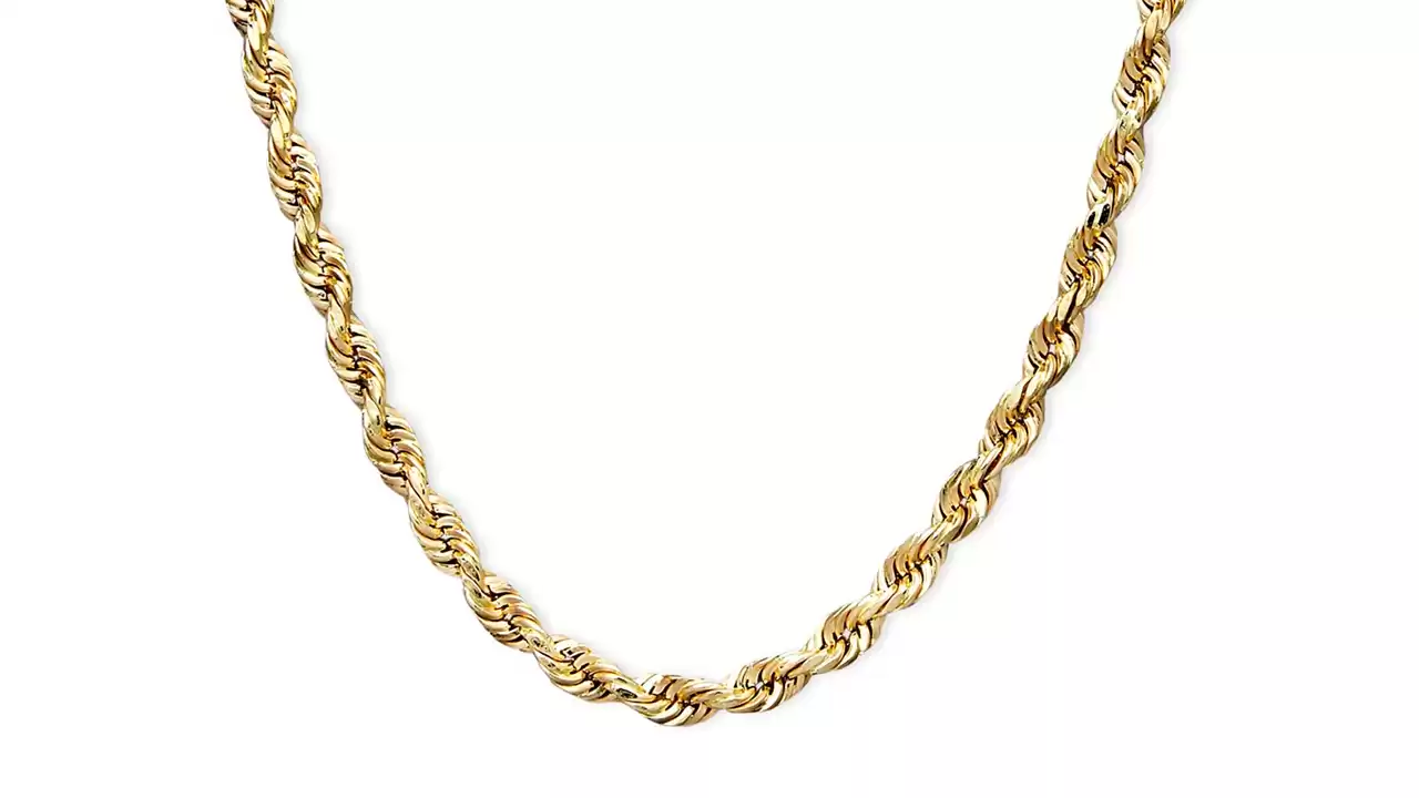 Macy's 22" Rope Chain, 14k Gold, 2.5mm