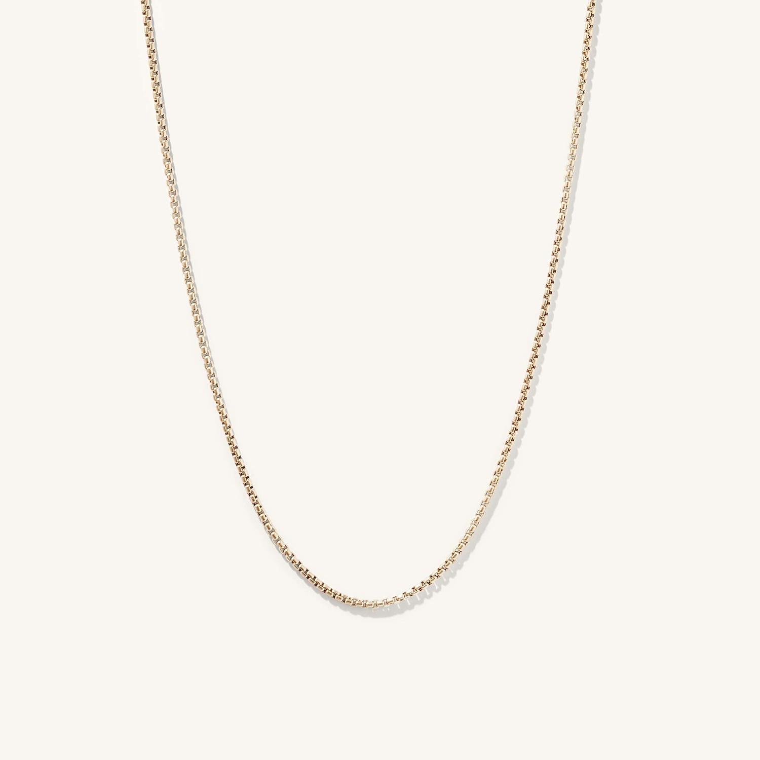 Mejuri Box Chain Necklace