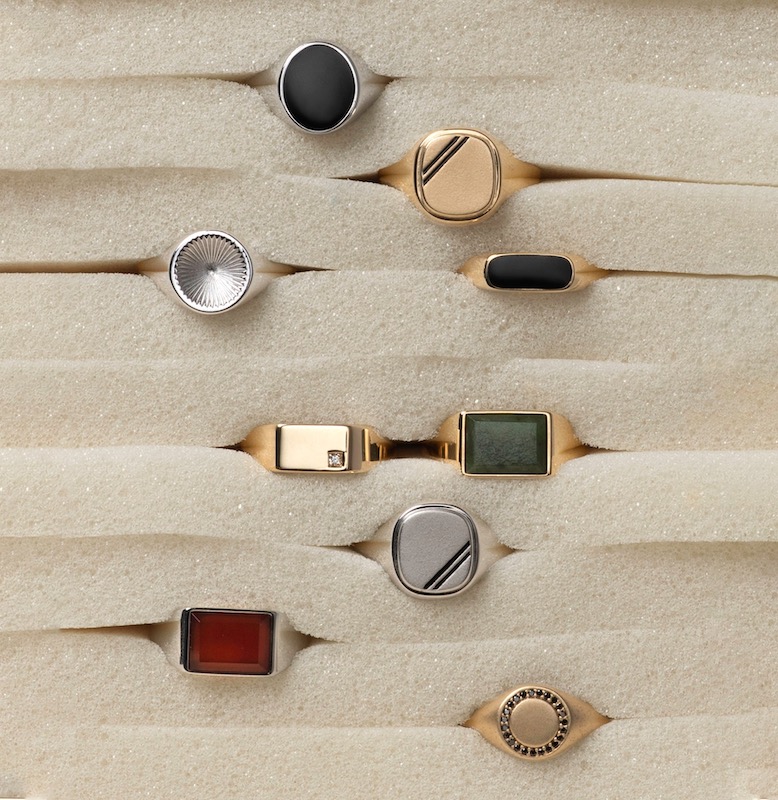selection of different men's rings from miansai, photo by miansai