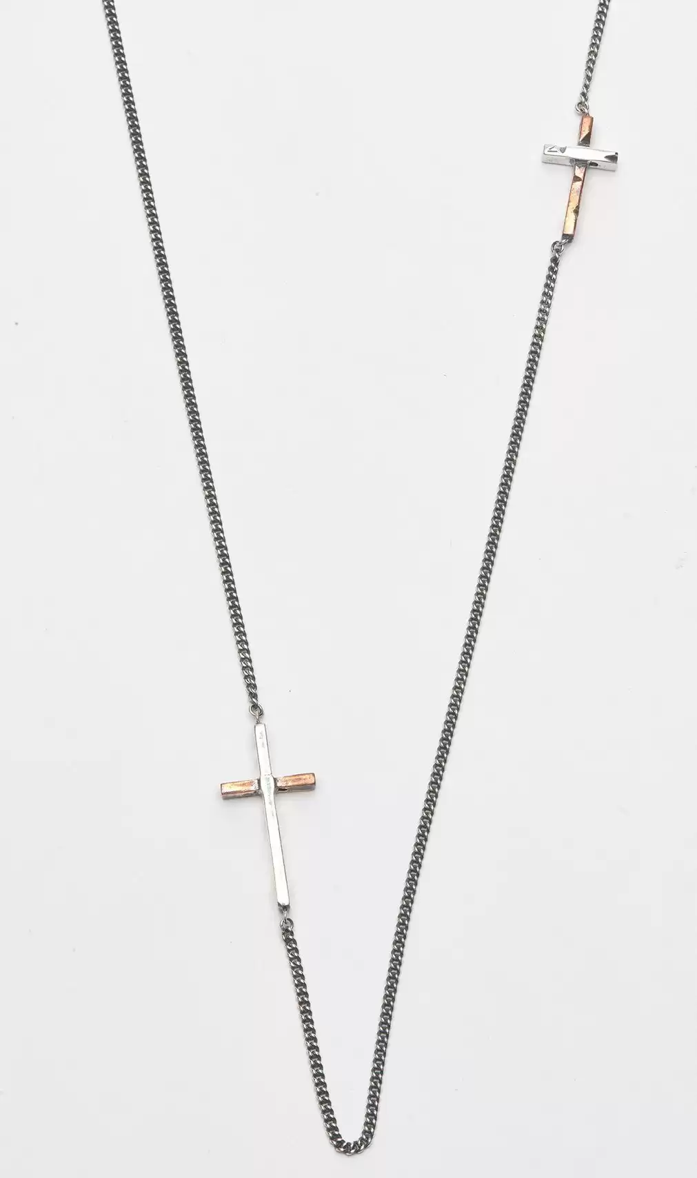 Buck Palmer Double Cross Necklace