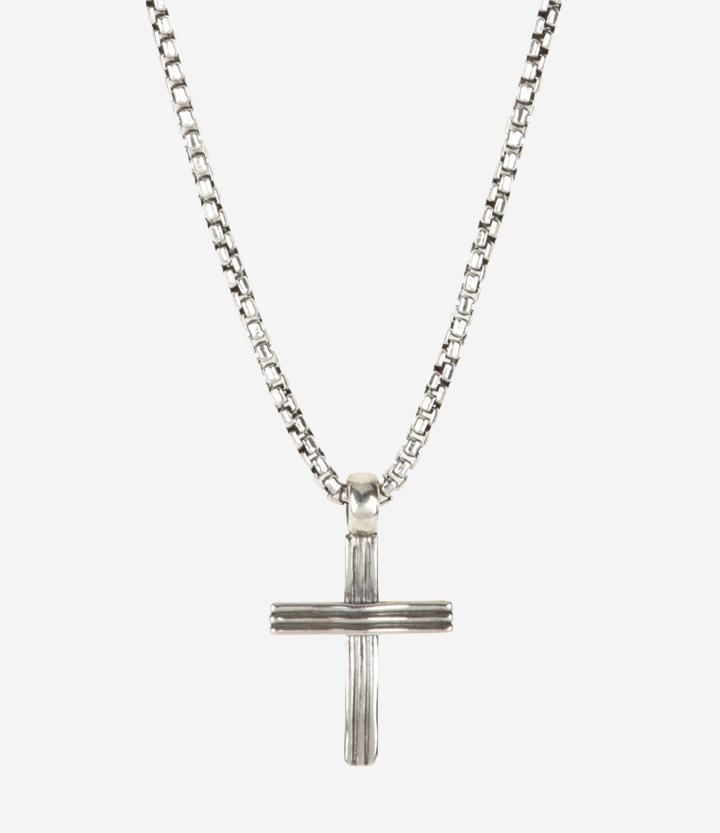 Elite Jewels Stylish Sterling Silver Religious Crucifix with chain