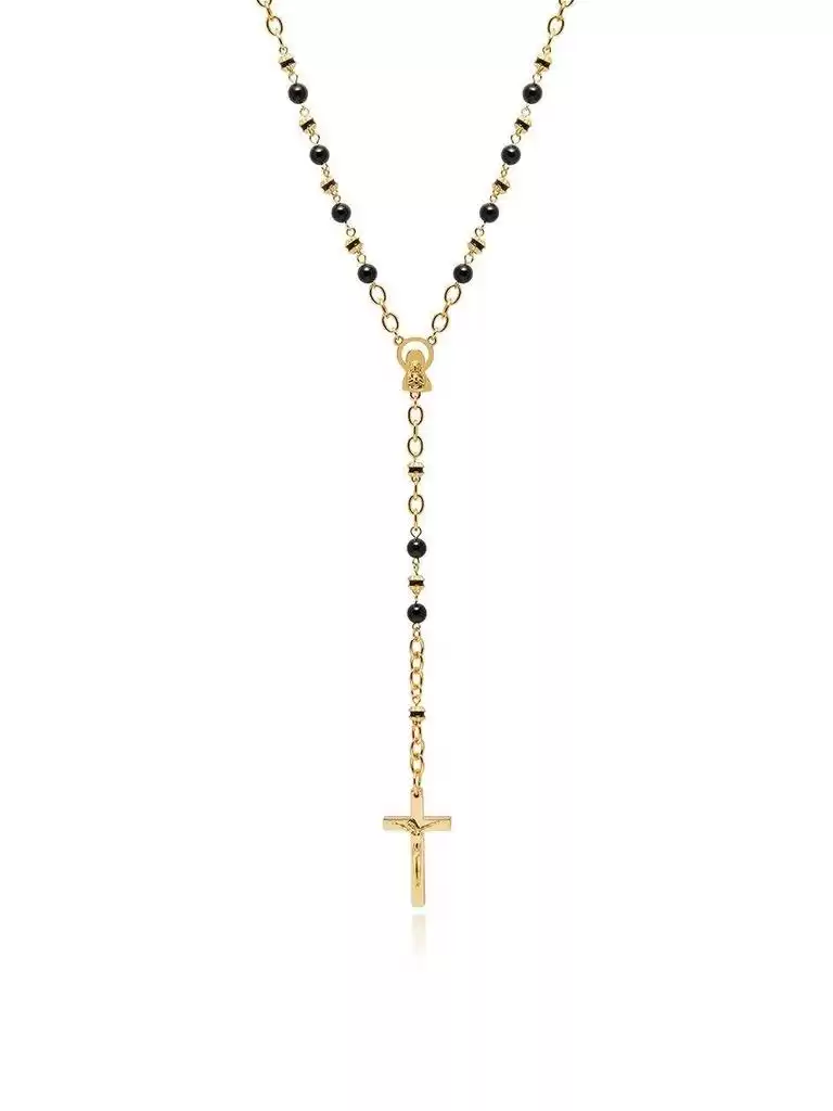 Nialaya Gold Rosary Necklace