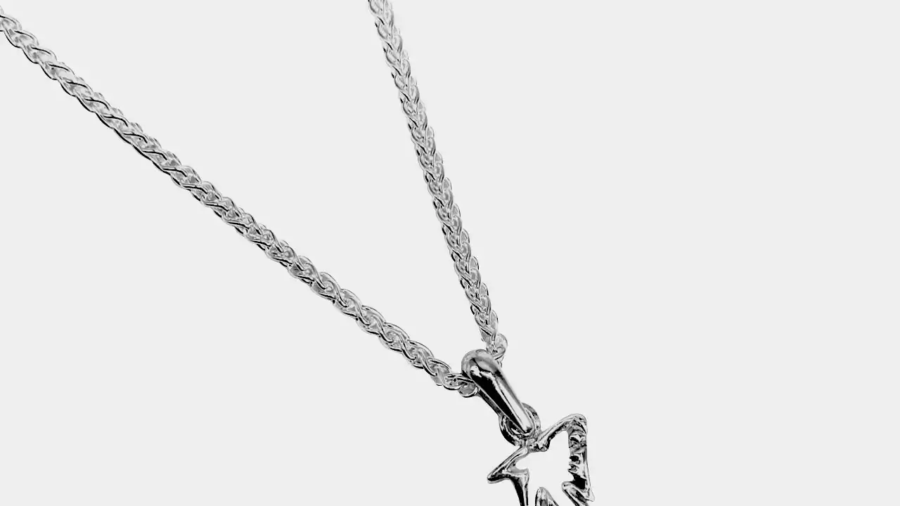 Ocean Rebel’s Sterling Silver Rebel Pendant Necklace