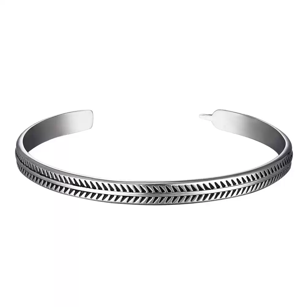 Orezza Silver Cuff Bracelet