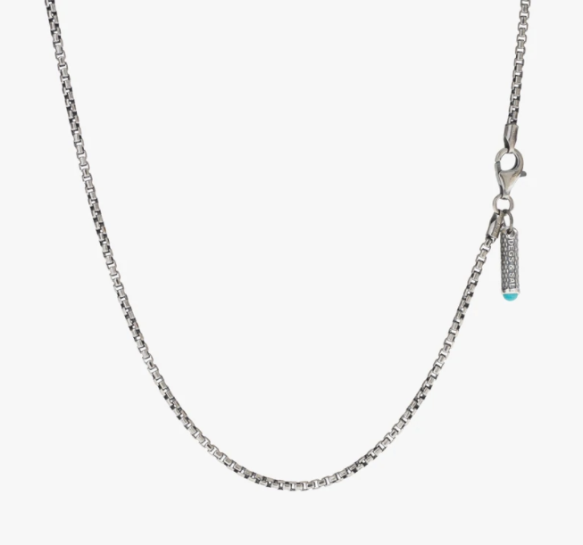 Degs and Sal Sterling Silver Box Chain Necklace