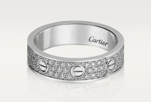 Cartier Diamond-Paved LOVE Band
