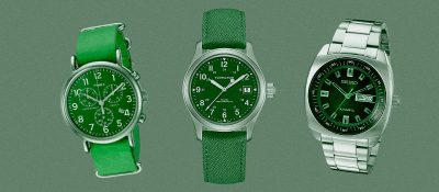 green dial watches
