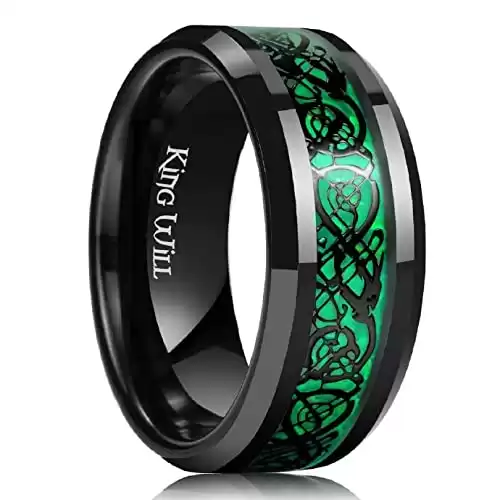 King Will Celtic Dragon Ring