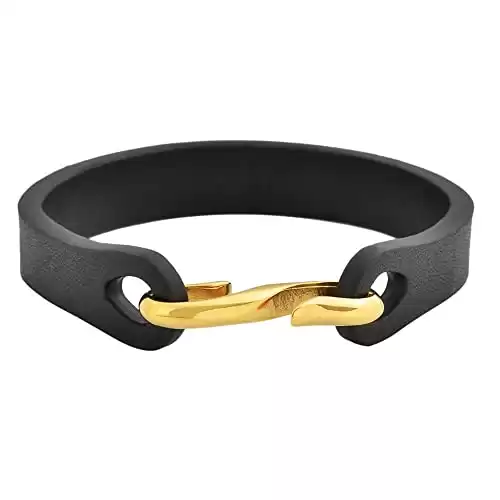 Geoffrey Beene Leather Bracelet