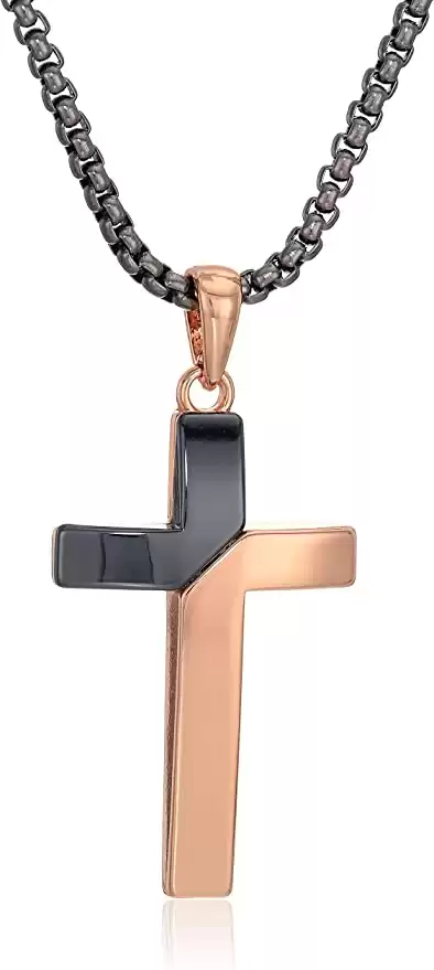 Steve Madden Cross Pendant Necklace